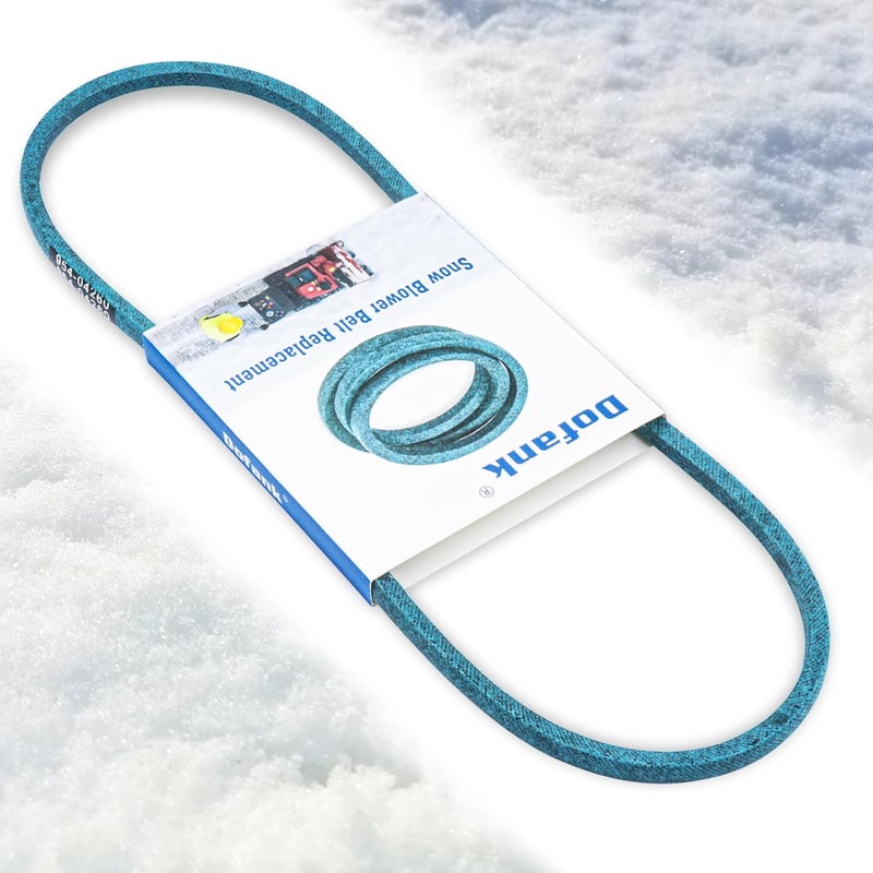 Dofank 954-04260 Drive Belt Kevlar for Troy-Bilt, Craftsman, MTD, Bolens, White Outdoor, Huskee, Yard Machines, Yard-Man Snow Blowers, Replaces MTD 754-04260, OEM-754-04260 - 3/8" x 34" - Image 5